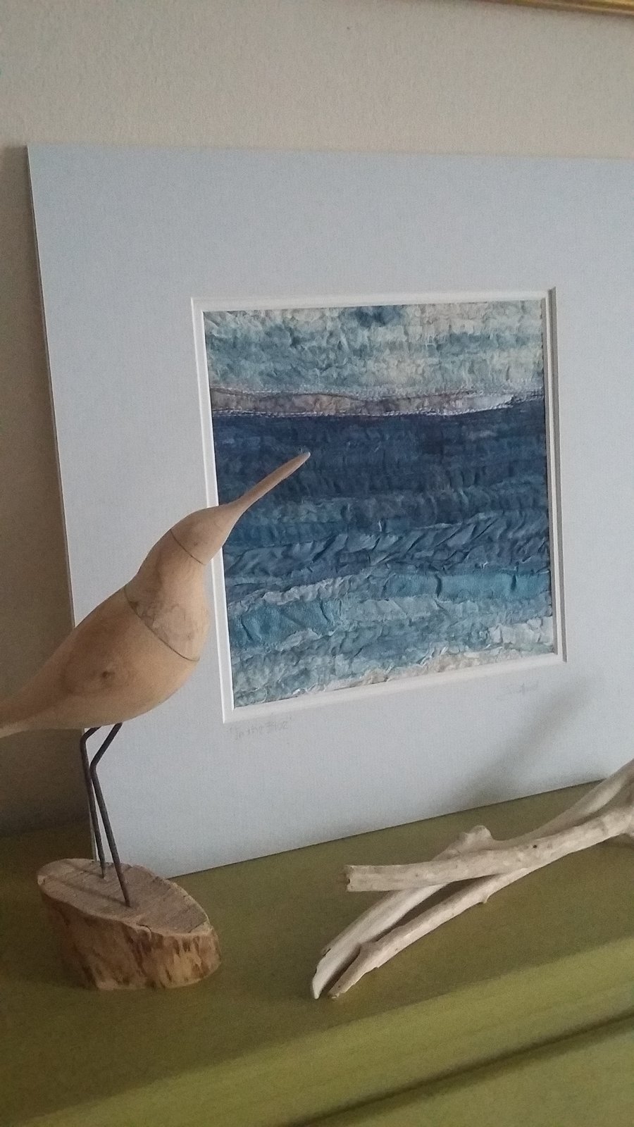  Textile Seascape 'In the Blue'