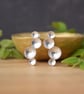 Sterling Silver Circle Earrings - Image 1