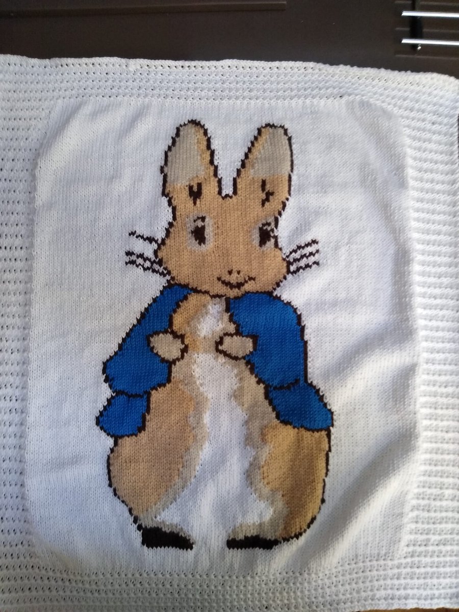 Peter Rabbit baby blanket 