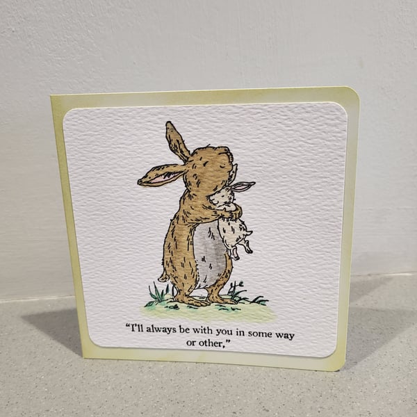 Handmade motivational greeting card,  