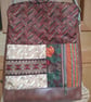 Faux leather and patchwork bag - Image 1
