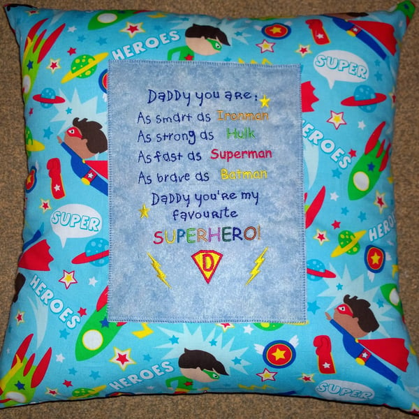 Super Dad cushion cover 