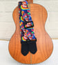 1.5 inch Wide Adjustable Ukulele Strap with Evil Clowns - Image 1