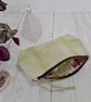 Hand Printed Linen Zipped Cosmetic Bag - Image 4