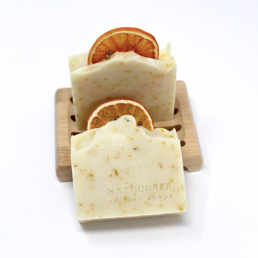 Handmade Calendula & Orange Soap - Sun Salutation