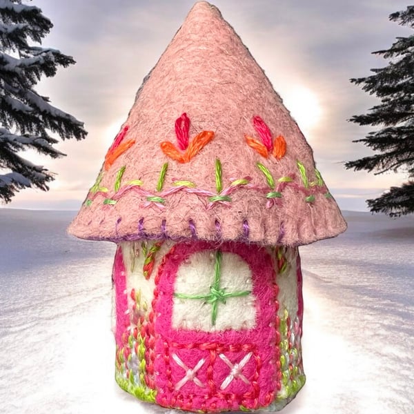 Tooth Fairy Cottage Miniature House Gift 