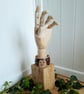 Pyrography barn owl at night wooden bangle  - Image 2