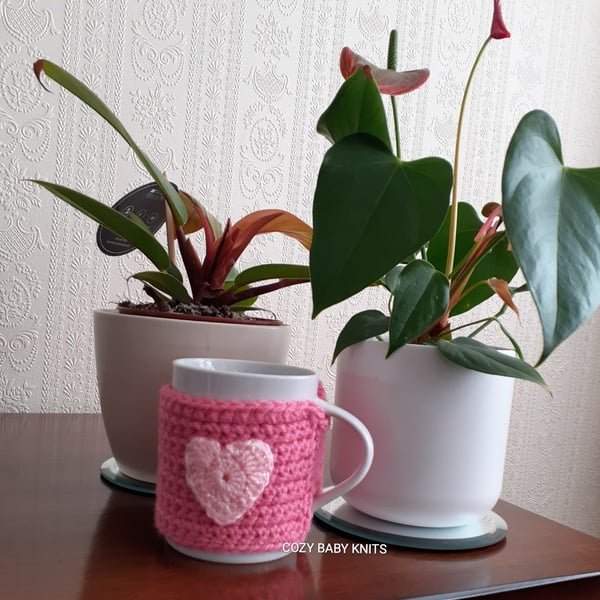 PINK MUG COZY