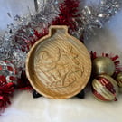 Santa bauble serving tray 