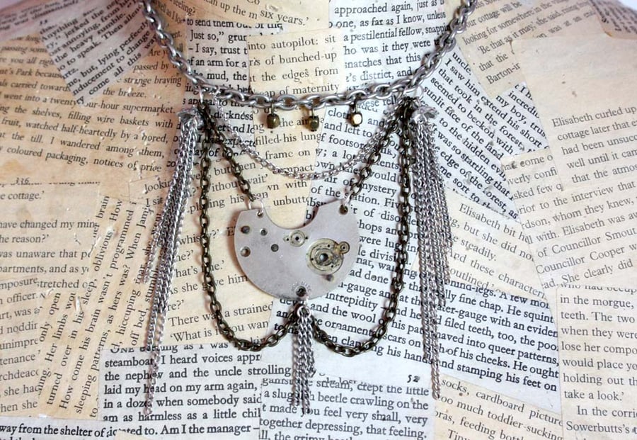 Statement Steampunk Dieselpunk Necklace