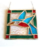 Kingfisher Framed Stained Glass Suncatcher Tile  - Image 4