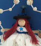 Sea Shell Witch Fairy In A Star Hanging Decoration, Halloween Witch - Image 5