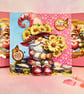 Thank You Card & Box - 3D Decoupage Keepsake Gnome Card, Thanks A Bunch - Image 1