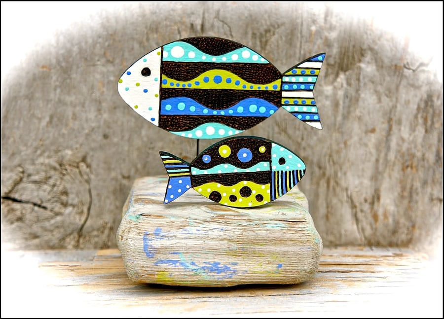 Wooden Fish Sculpture