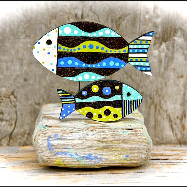 Wooden Fish Sculpture