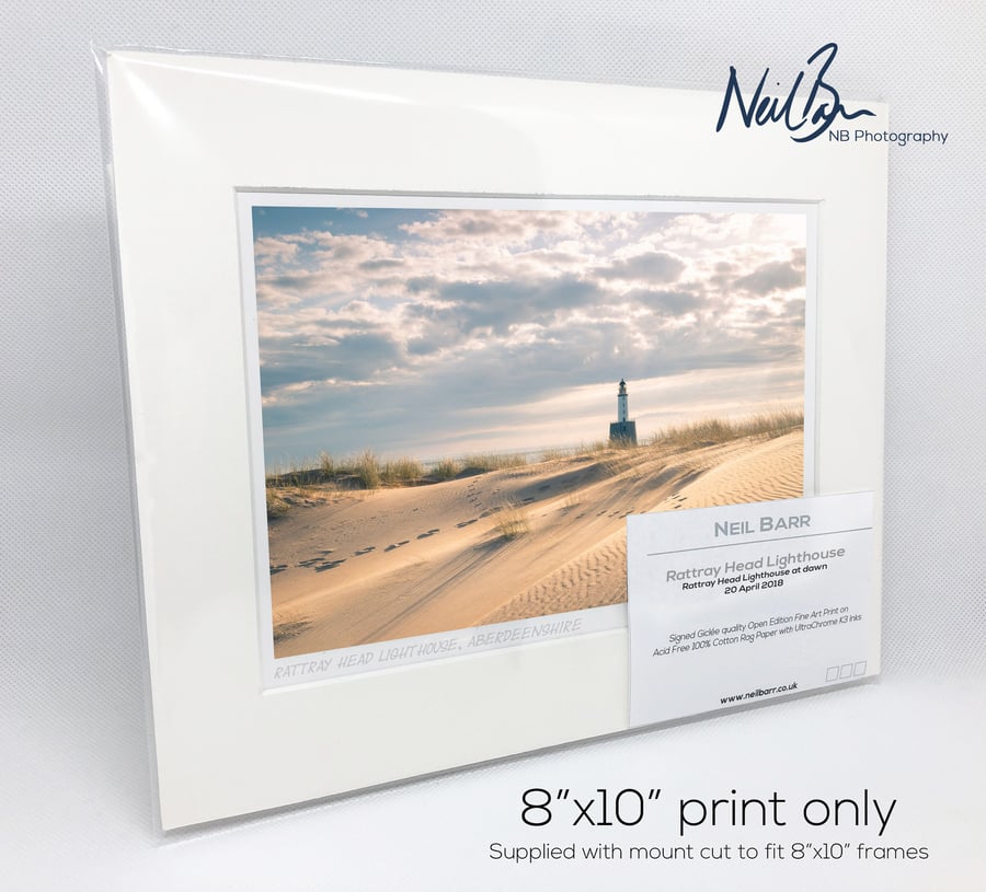 Rattray Head Lighthouse, Aberdeenshire, Scotland - A5 (10" x 8") Unframed Print