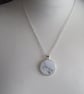 Printed Polymer Clay Pendant Necklace - Image 4
