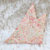 Liberty Lawn handkerchief. Shooting Stars design. Cotton handkerchief.