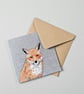 Fox greetings card, blank card, Wildlife - Image 3