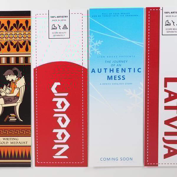 Champéry Bookmark Bundle of Four