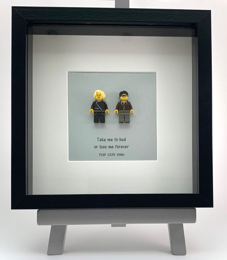 Top Gun custom mini Figure frame.