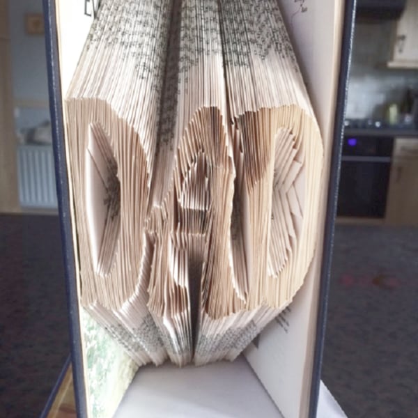 Dad MMF Book Folding Pattern - EMAILED PDF PATTERN