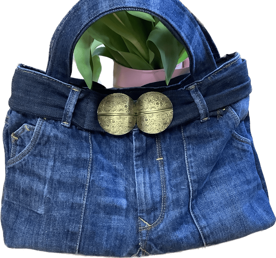 Denim jean purse hotsell