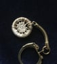 Dorset Button Key Ring, Cafe au Lait, K12 - Image 1