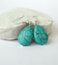 Turquoise teardrop earrings - Image 1