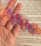 Floral Lace Bookmark in Shuttle Tatting - Prototype - Image 2