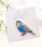 Hand-painted Bird Brooch