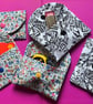 Cute Little Floral Coin Purse Card Car Key Dog Poo Bags EarPods Business Card  - Image 5
