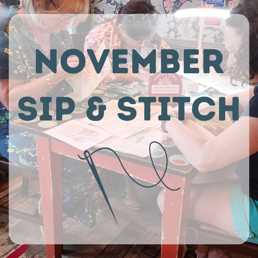 Sip & Stitch NOVEMBER – Creative Workshop at Granello Lounge