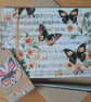 Set of 3 Handmade Mixed Media Butterfly Cards and Gift Tags - Image 3