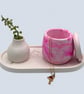 Pink Marble Effect Constellation Jewellery Box or Trinket Storage Pot  - Image 4