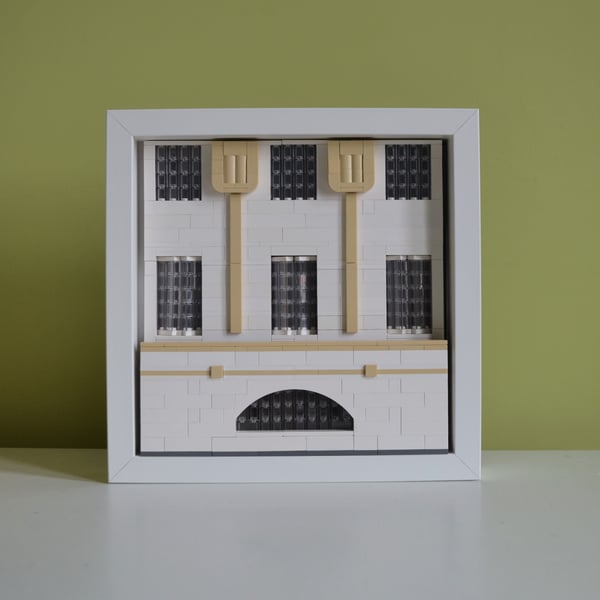 Charles Rennie Mackintosh's House for an Art Lover in Lego