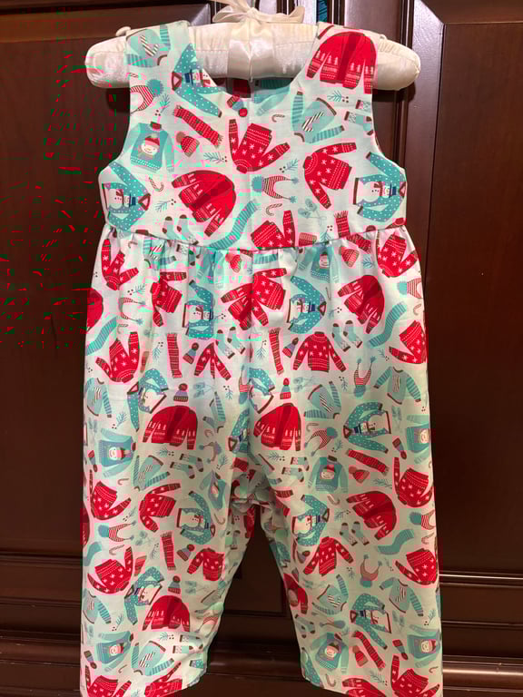 Snowman Jumper Baby Romper 