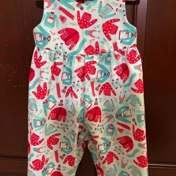 Snowman Jumper Baby Romper 
