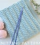Baby Blanket Knitting Pattern Kai Printed Copy