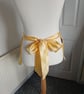 Yellow satin short apron - Image 5