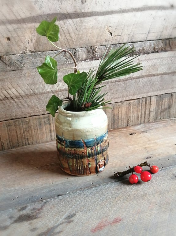 Landscape Bud Vase 