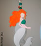 Mermaid With Fish Hanging Mobile - Image 2