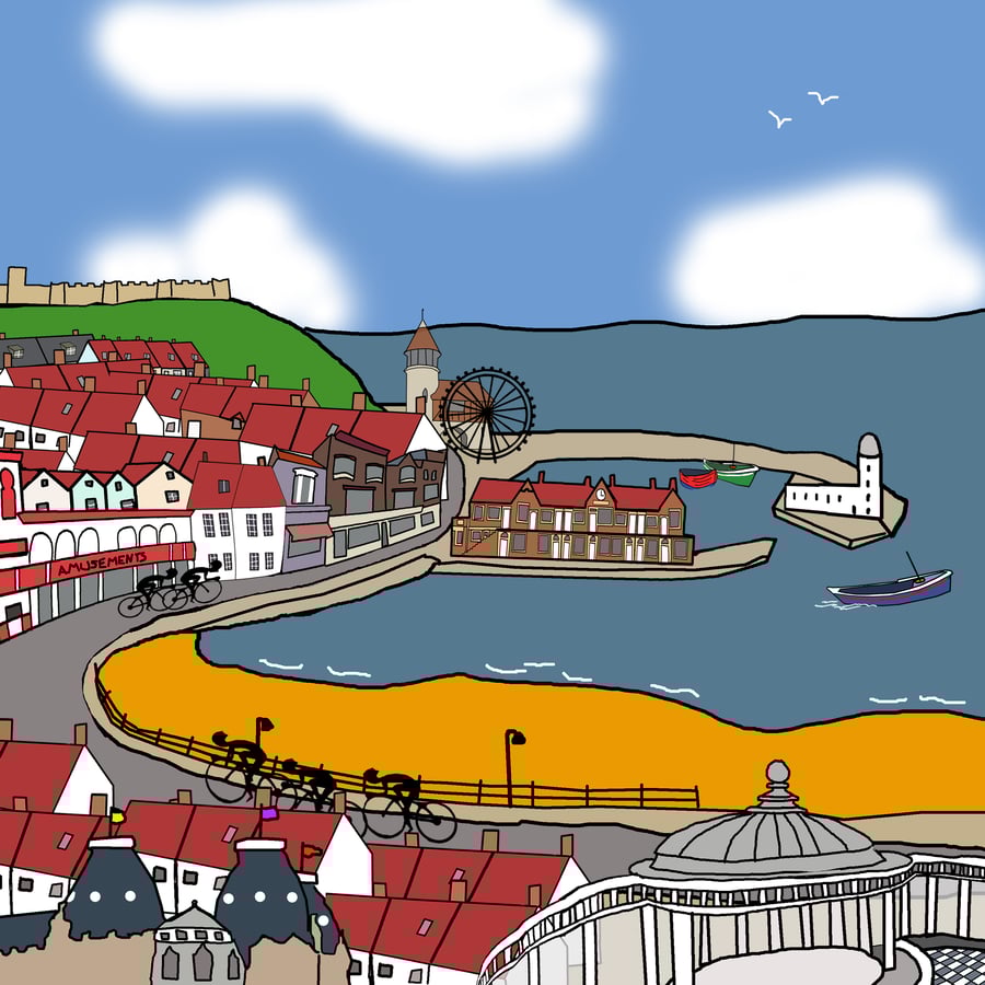 Scarborough Tour de Yorkshire print