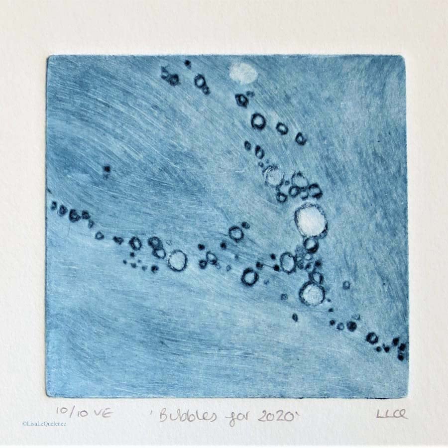 Bubbles 10 of 10 for 2020 charity print Red Cross Coronavirus Appeal