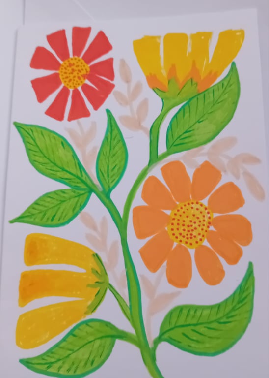 Greetings card. 