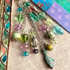 Handmade bag charm, boho bag charm, Pisces gift, fish charm,