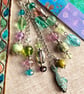 Handmade bag charm, boho bag charm, Pisces gift, fish charm,