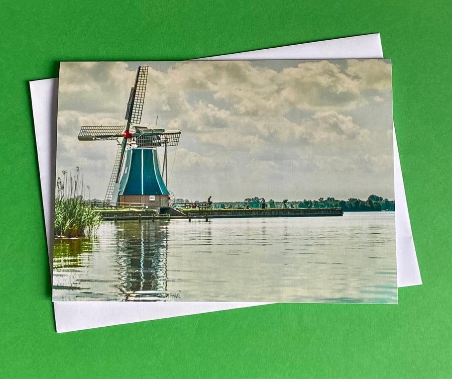 Cley Mill Horsey Norfolk - Photographic Print Greetings Card