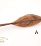 Handmade Leaf Brooch - Handcarved Upcycled Cherry and Sapele Wood Jewellery - Image 6