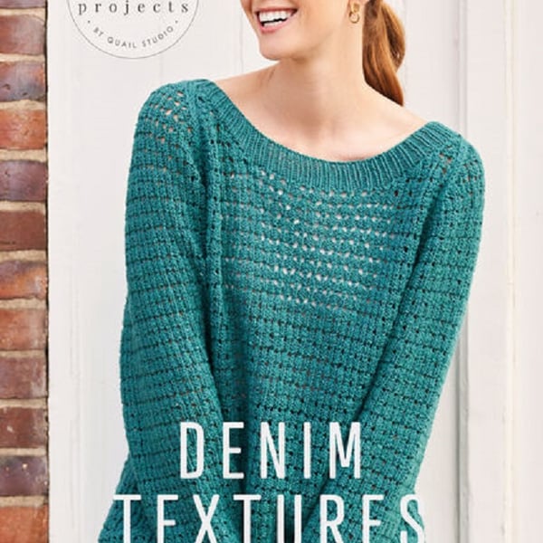 Rowan 'Denim Textures 4 Projects' Knitting Pattern Book by Quail Studio